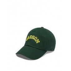 Victoria&apos;s Secret PINK Oregon Ducks Baseball Cap Hat  NWT SOLD OUT  S M L Green  eb-88341278